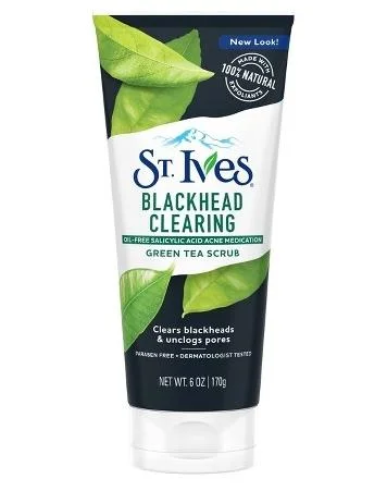 St Ives Face Scrub Blackhead Clearing Green Tea 