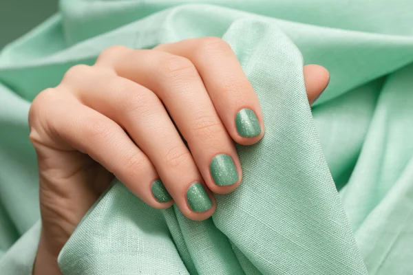 nail art green