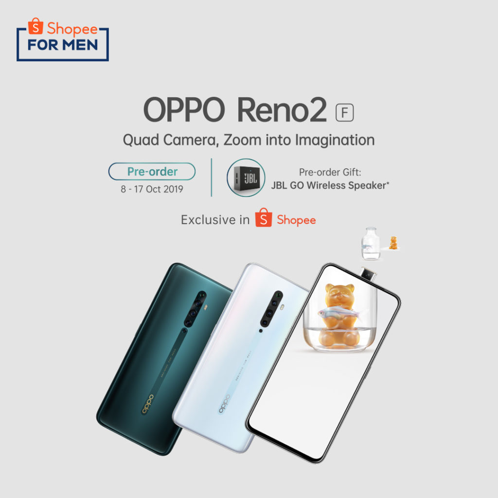 Resmi Dirilis, Ini Spek dan Harga dari Oppo Reno2 F. Bisa Pre-Order di