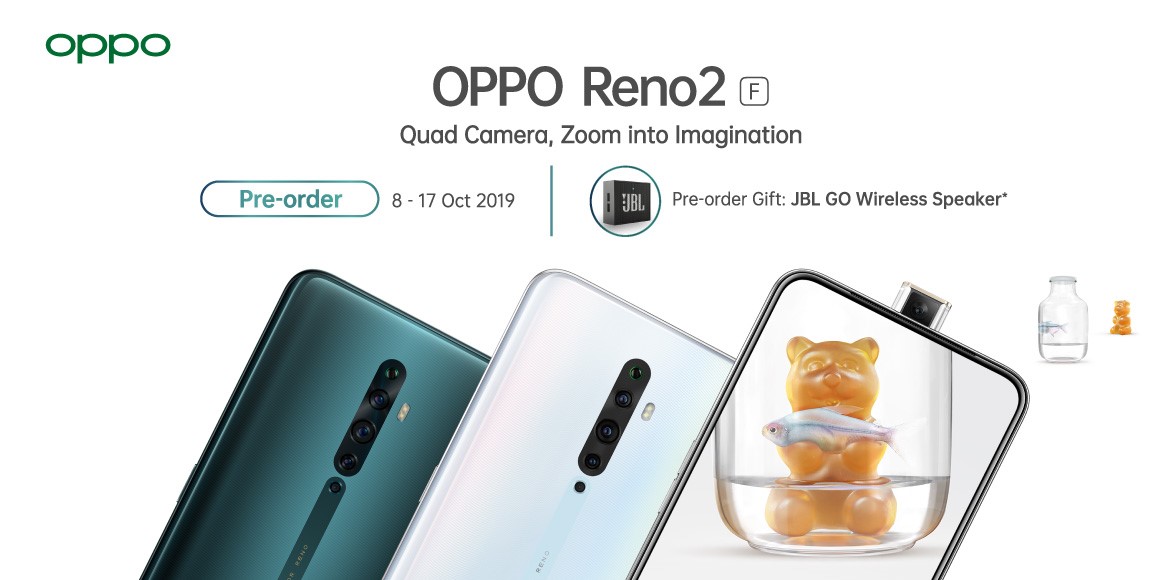 Pre-order Oppo Reno 2F di Shopee Indonesia