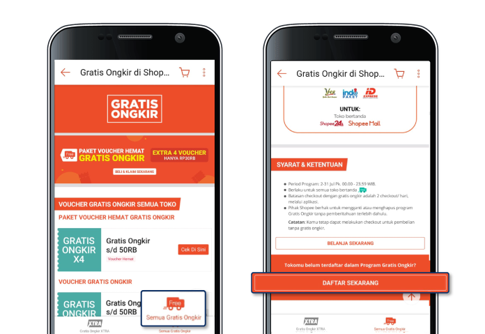 Daftar Gratis Ongkir Di Shopee, Caranya Mudah Dan Cepat! - Inspirasi Shopee