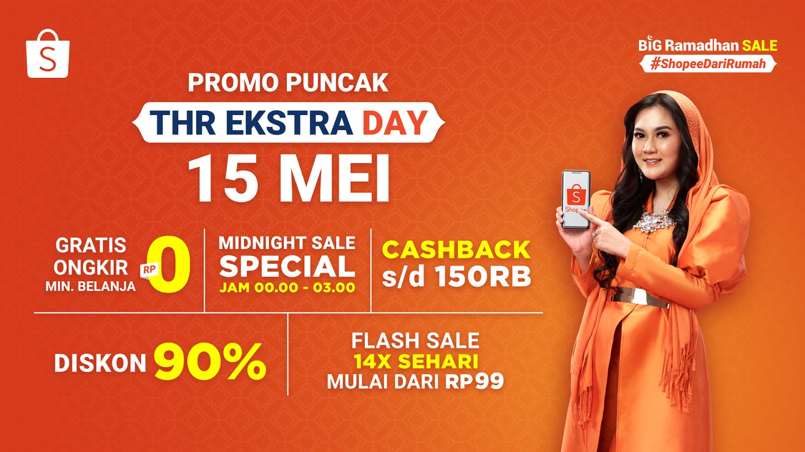 Promo Puncak Thr Ekstra Day Hadirkan Deretan Promo Paling Meriah Dari Shopee Inspirasi Shopee 2857