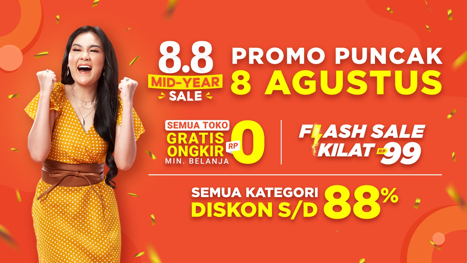 Hari Ini Jangan Lewatkan Penawaran Spesial Promo Puncak Shopee 88 Mid Year Sale Inspirasi Shopee 5174