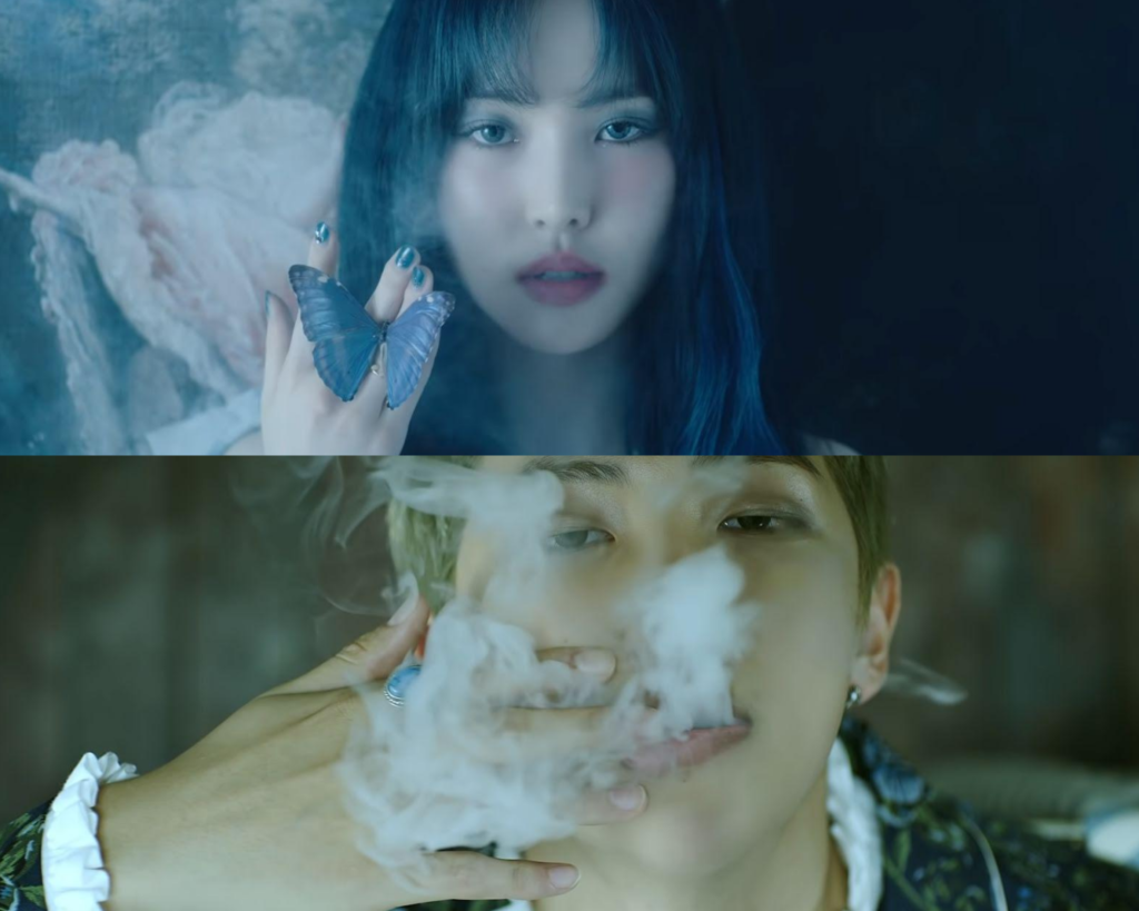 Teori MV Blood Sweat & Tears