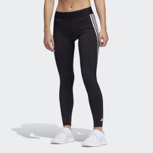 Adidas Alphaskin 3-Stripes Long Tights pakaian olahraga di rumah