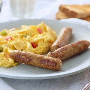 Menu Sarapan Simple Telur Orak Arik dan Sosis