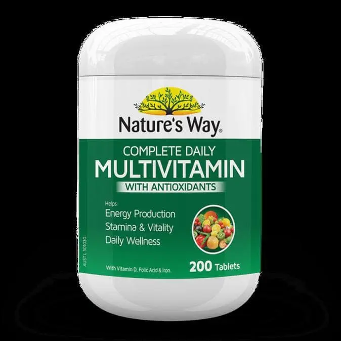 Nature's Way Complete Daily Multivitamin with Antioxidants