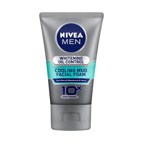 Nivea Men Whitening Oil Control Cooling Mud Facial Foam