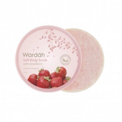 4. Wardah Soft Body Scrub with Strawberry