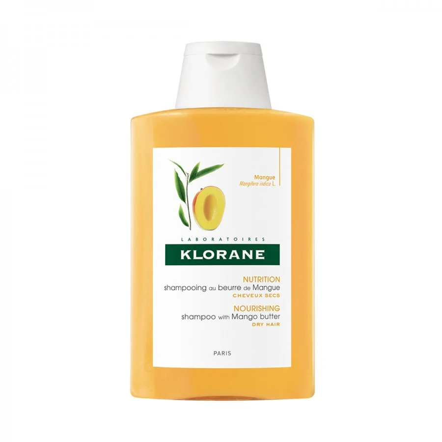 Klorane Nourishing Shampoo with Mango Butter shampo untuk rambut kering