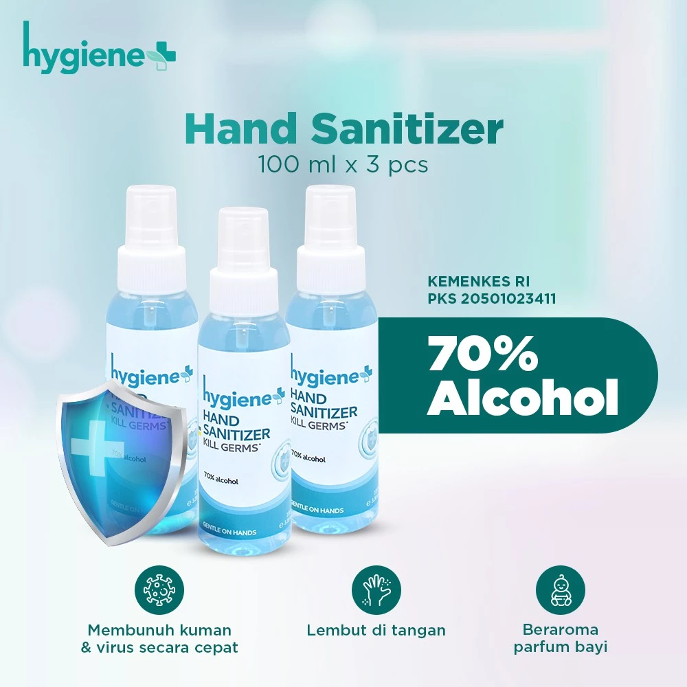 Hygiene+ Hand Antiseptic Spray