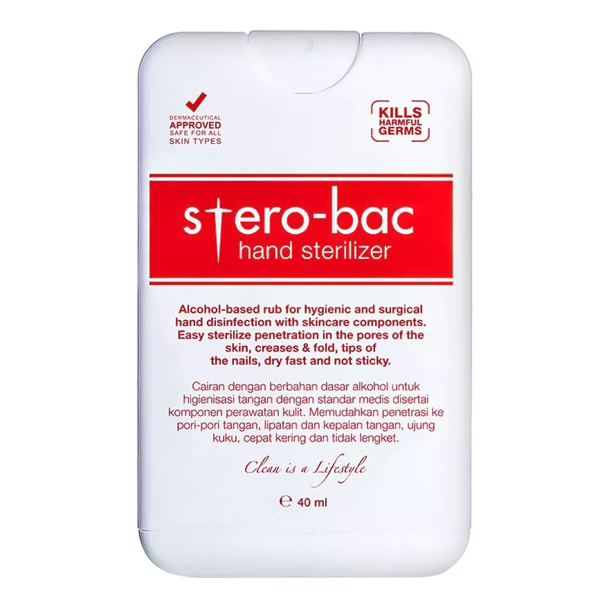 Stero-Bac Hand Sterilizer Hand Sanitizer Terbaik