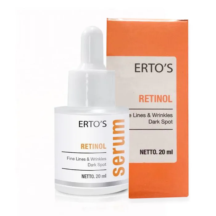 Ertos Retinol Serum skincare yang mengandung retinol