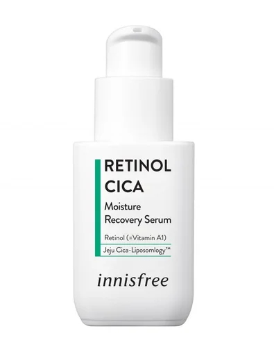 Innisfree Retinol Cica Moisture Recovery Serum skincare yang mengandung retinol