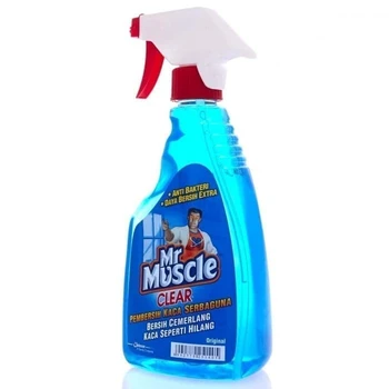 Mr. Muscle Clear Glass Liquid Blue Spray