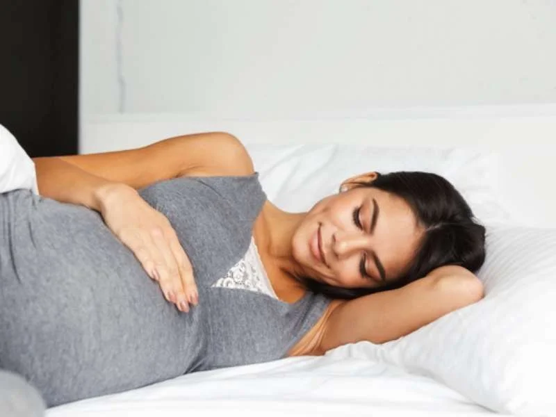 posisi tidur untuk ibu hamil
