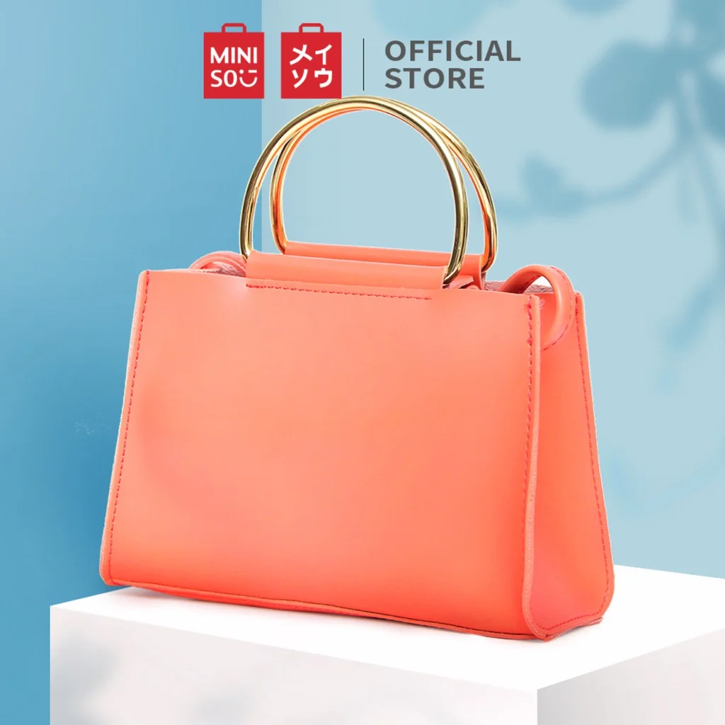 Official Selempang Wanita Handbag Pure Color Fashion Crossbody Bag Top handle bag bahu Tote bag