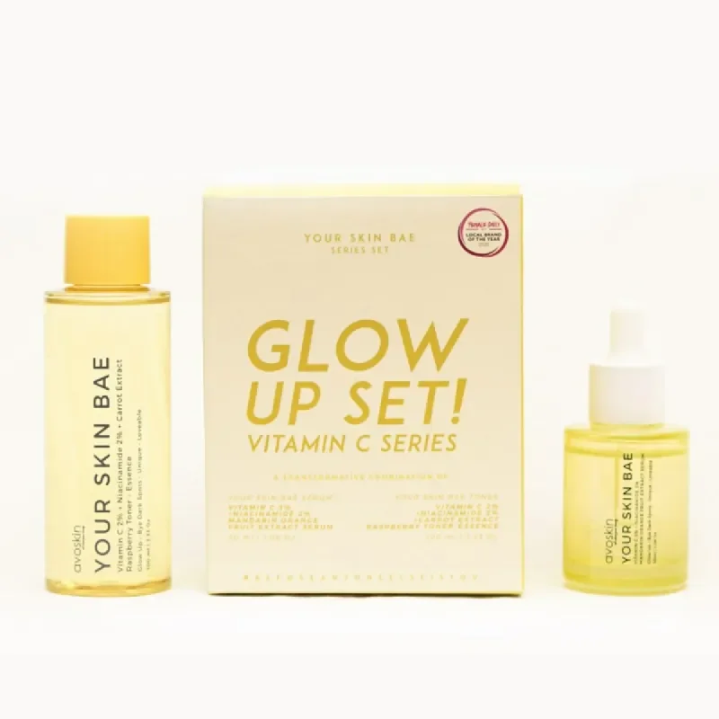 paket skincare terbaik Avoskin Glow Up set! Vitamin C Series