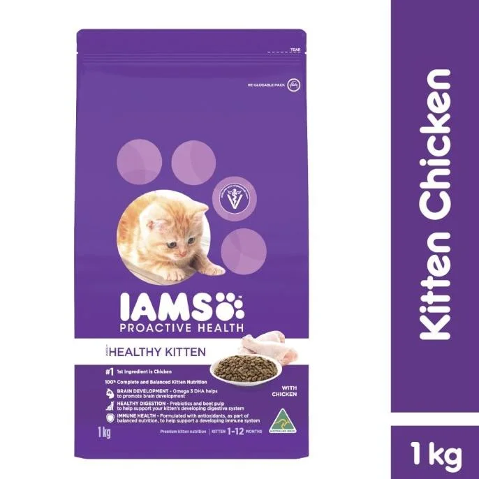 IAMS Makanan Anak Kucing Rasa Chicken 1 Kg