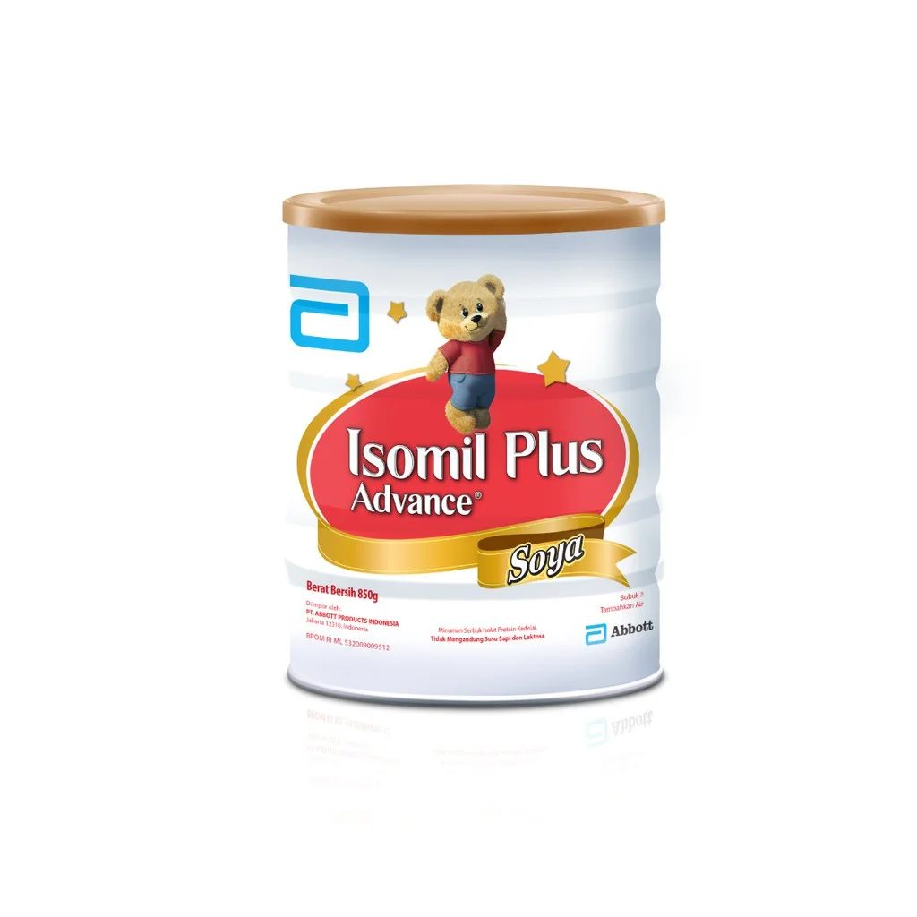 susu tinggi kalsium untuk anak 1 tahun Isomil Plus Advance Soya (1-10 Tahun)