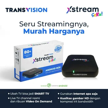TRANSVISION XSTREAM SERU Android TV Box 