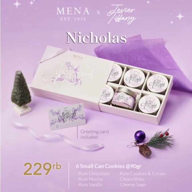 Mena Cookies - Nicholas - Hampers Christmas (Natal)