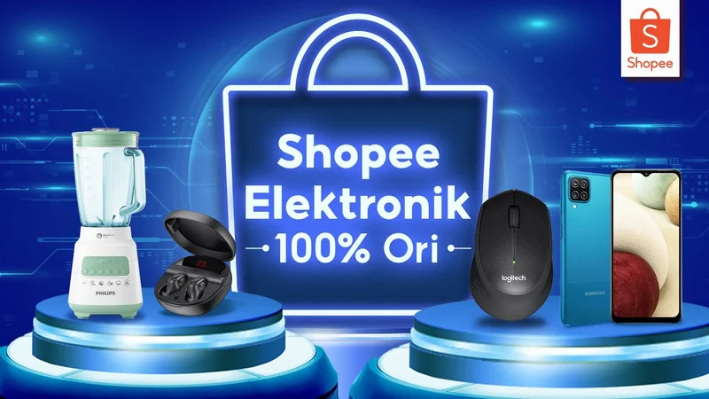 shopee elektronik 100% ORI