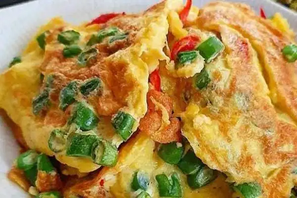 resep telur dadar buncis