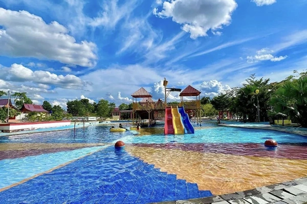 Borneo waterpark - tempat wisata di pekanbaru