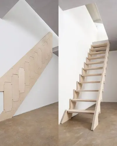 tangga lipat - desain tangga minimalis cantik