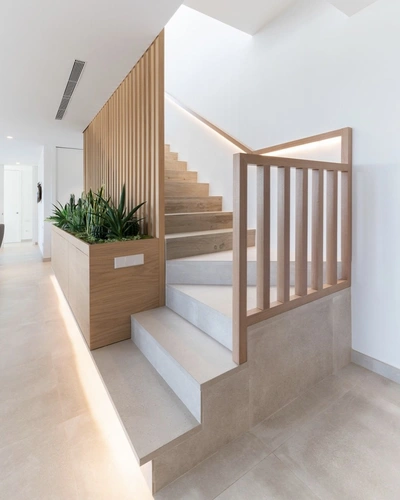 model tangga winder - desain tangga minimalis cantik