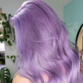 cat rambut warna lilac