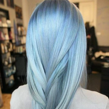 cat rambut warna biru