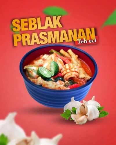 Makanan berkuah Seblak Prasmanan Teh Eci