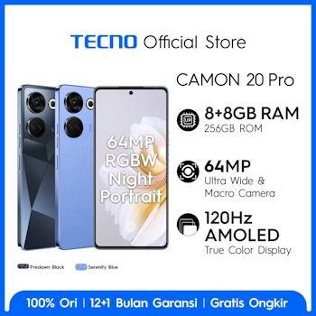 6. hp gaming murah TECNO CAMON 20 Pro