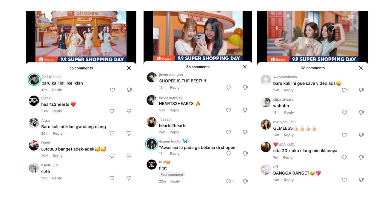 iklan shopee hearts2hearts 3